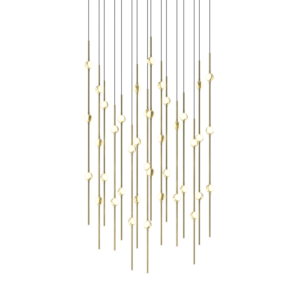 Aries 24" Square LED Pendant w/20' Cords