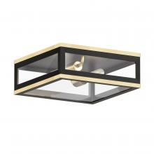 Maxim 30059CLBKGLD - Neoclass-Outdoor Flush Mount