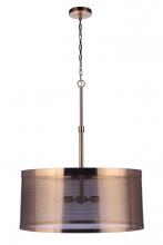 Craftmade 58994-SB - Mesh 4 Light Pendant in Satin Brass