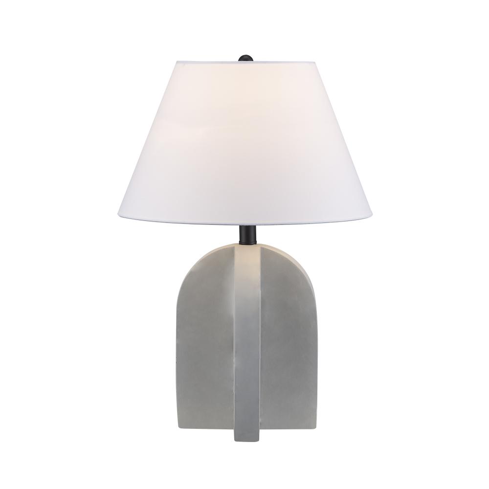 Reese 1 - Light Cement Table Lamp