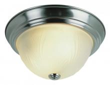 Trans Globe 58802 BN - Del Mar 15" Flush Mount Ceiling Light