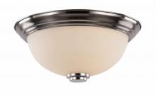 Trans Globe 70526-13 BN - Mod Pod 2-Light, 13-in. Flush Mount Ceiling Light