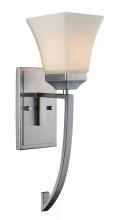 Trans Globe 70641 BN - 1LT WALL SCONCE-BELL GLASS-BN