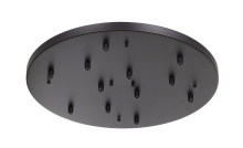 Matteo Lighting CP0112BK - Multi Ceiling Canopy (Line Voltage) Black Canopy