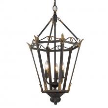 Golden Canada 0880-3P ABI - Matilda 3-Light Pendant in Antique Black Iron