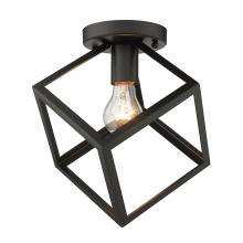 Golden Canada 2086-FM BLK - Cassio Flush Mount in Matte Black