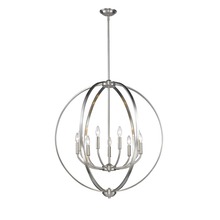 Golden Canada 3167-9 PW - Colson PW 9 Light Chandelier in Pewter