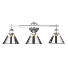 Golden Canada 3306-BA3 CH-CH - Orwell 3-Light Vanity Light in Chrome