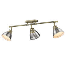 Golden Canada 3602-3SF AB-PW - Duncan Semi-Flush - Track Light