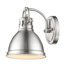 Golden Canada 3602-BA1 PW-PW - Duncan 1 Light Bath Vanity in Pewter with a Pewter Shade