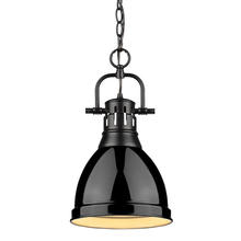 Golden Canada 3602-S BLK-BK - Duncan Small Pendant with Chain