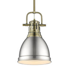 Golden Canada 3604-S AB-PW - Duncan Small Pendant with Rod