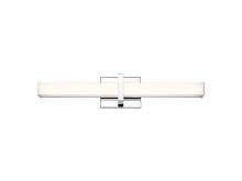 Golden Canada 5623-B24 CH-OP - Elon 1-Light Vanity Light in Chrome with Opal Glass