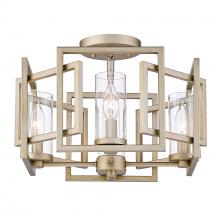 Golden Canada 6068-FM WG - Marco Flush Mount in White Gold