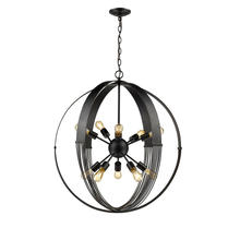 Golden Canada 7001-10P ABZ - Carter 10 Light Pendant