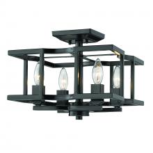 Golden Canada 7151-SF BLK - Bellare Semi-Flush