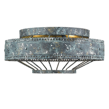 Golden Canada 7856-FM VP - Ferris Flush Mount in Blue Verde Patina