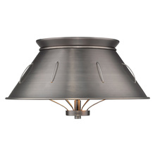 Golden Canada 7917-FM AS - Whitaker Flush Mount in Aged Steel