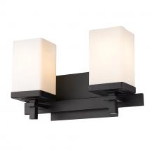 Golden Canada DDDD-BA2 BLK-OP - Maddox 2 Light Bath Vanity in Matte Black