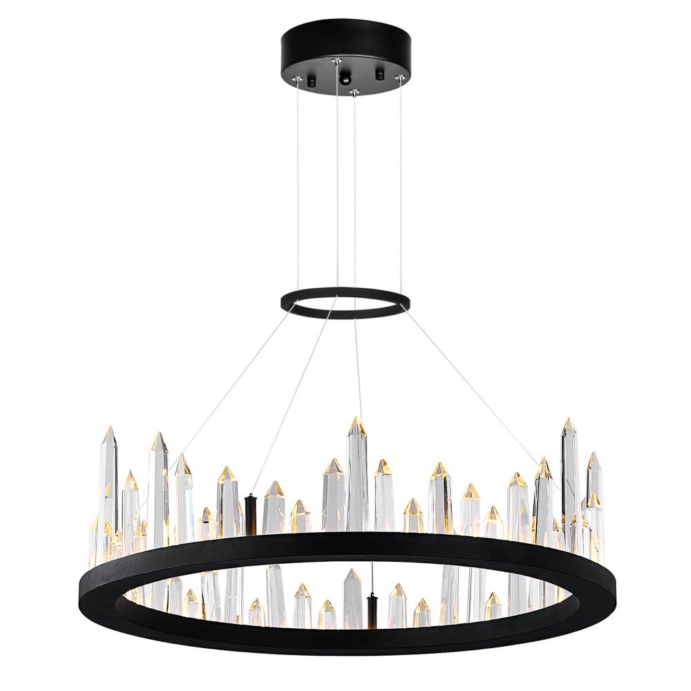 Juliette LED Chandelier With Black Finish