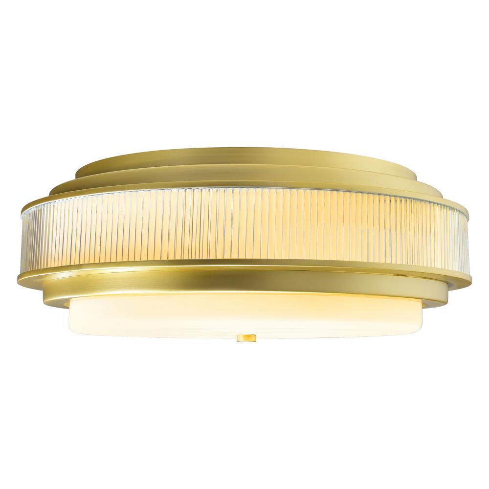 Valdivia 5 Light Satin Gold Flush Mount