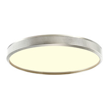 ZEEV Lighting FM11752-LED-24-PN - 24" LED 3CCT Luxury Braided Knurl Polished Nickel Ceiling Flush Mount Light