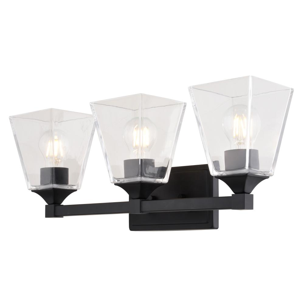 Wallingford 22.5-in. W Vanity Light Matte Black