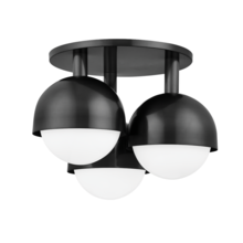 Hudson Valley 1203-OB - 3 LIGHT SEMI FLUSH