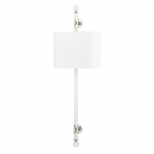 Hudson Valley 6122-PN - 2 LIGHT WALL SCONCE