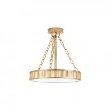 Hudson Valley 901-AGB - 3 LIGHT SEMI FLUSH