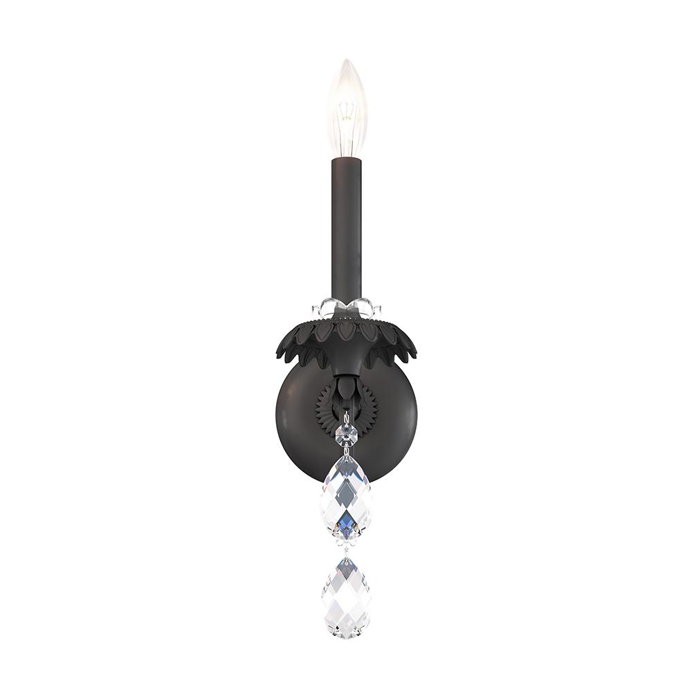 Helenia 1 Light 120V Wall Sconce in Antique Silver with Heritage Handcut Crystal