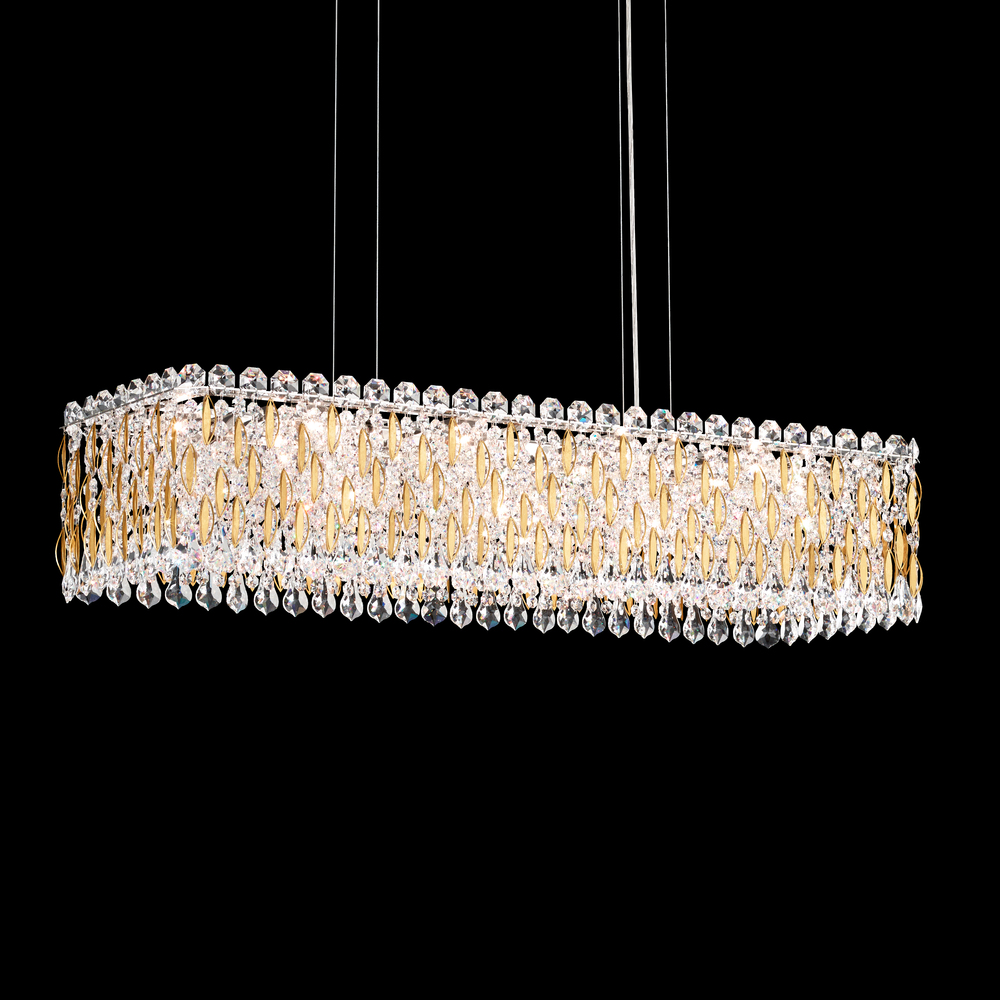 Sarella 13 Light 120V Pendant in Heirloom Gold with Heritage Handcut Crystal