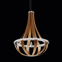 Schonbek 1870 SCE120DN-LC1R - Crystal Empire LED 36IN 3000K 120V Pendant in Chinook with Radiance Crystal