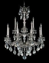 Schonbek 1870 5683-22S - Milano 12 Light 120V Chandelier in Heirloom Gold with Clear Crystals from Swarovski