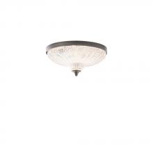 Schonbek 1870 S6012-702O - Roma 12IN LED 3000K/3500K/4000K 120V Flush Mount in Polished Chrome with Optic Crystal