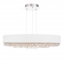 Schonbek 1870 S6329-401RS2 - Eclyptix LED 29in 3000K/3500K/4000K 120V-277V Pendant in Polished Stainless Steel with Clear Radia