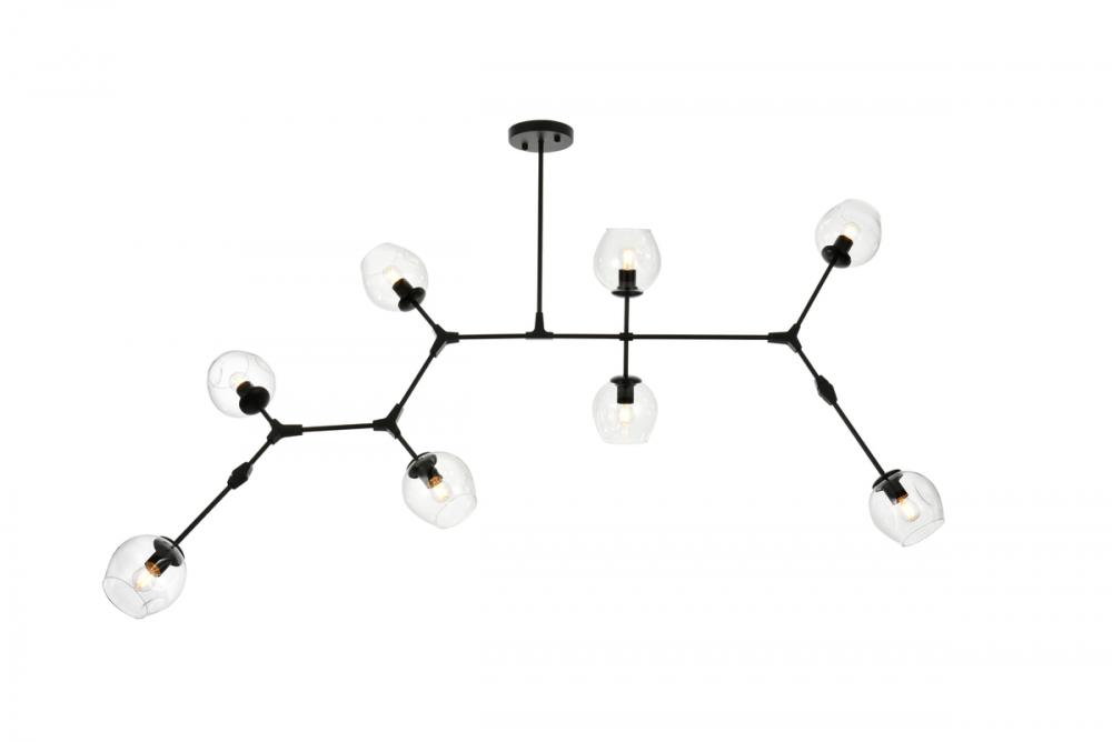 Cavoli 74 Inch Chandelier in Black