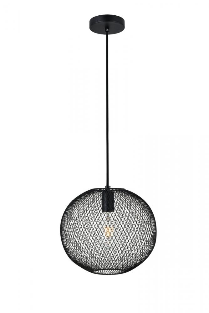 Keller 1 Light Black Pendant