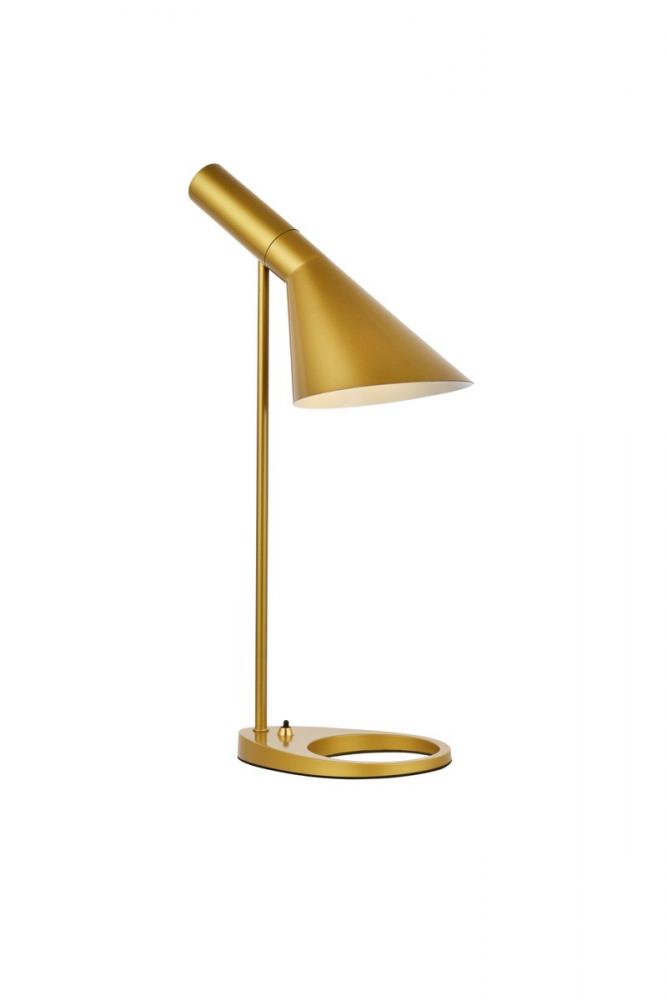 Juniper 1 Light Brass Table Lamp