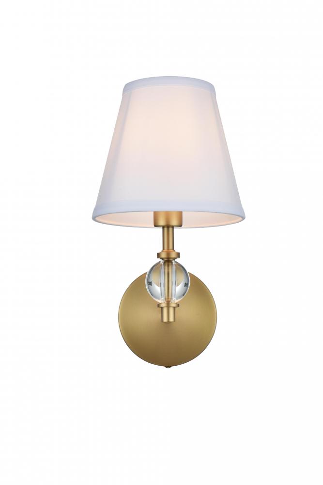 Bethany 7 inch Wall Sconce in Satin Gold