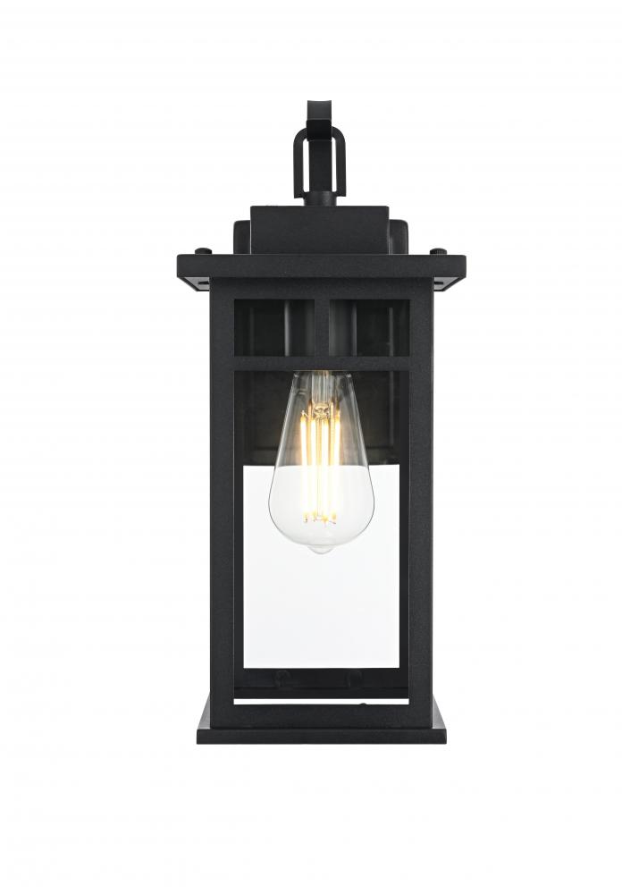 Mercer 7 inch Outdoor Pendant in Black