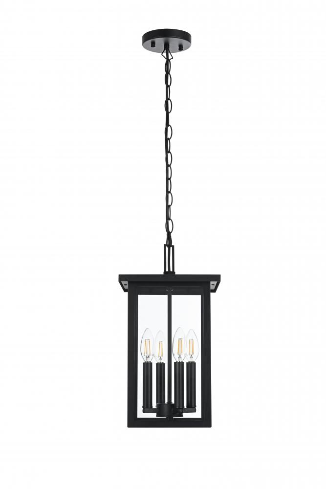 Sheridan 7 inch Outdoor Pendant in Black