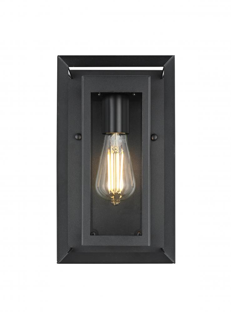 Etting 7 inch Outdoor Pendant in Black