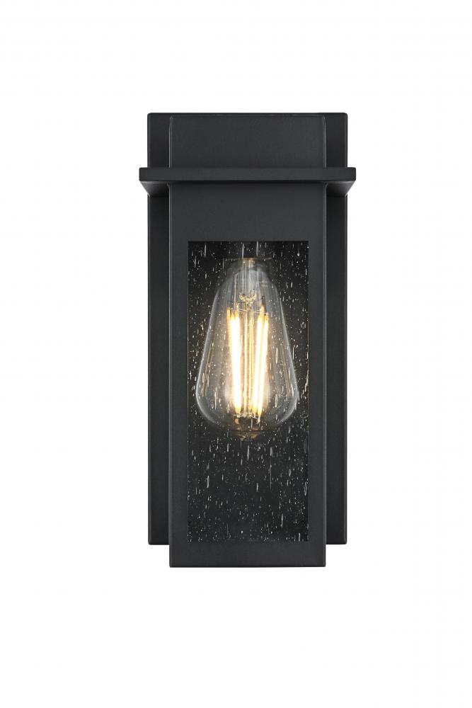 Dunton 7 inch Outdoor Pendant in Black