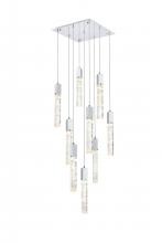 Elegant 2088D20C - Aurora 20 inch Pendant in Chrome