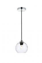 Elegant LD2280C - Cashel 6 inch chrome pendant