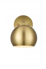 Elegant LD2355SG - Othello 6 Inch Wall Sconce in Satin Gold