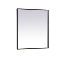 Elegant MRE62436BK - Pier 24x36 inch LED mirror with adjustable color temperature 3000K/4200K/6400K in black