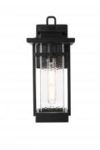 Elegant OD320W14BK - Cambria 7 inch Outdoor Pendant in Black