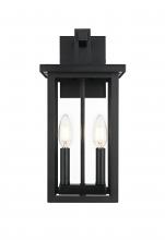 Elegant OD324W15BK - Venango 7 inch Outdoor Pendant in Black